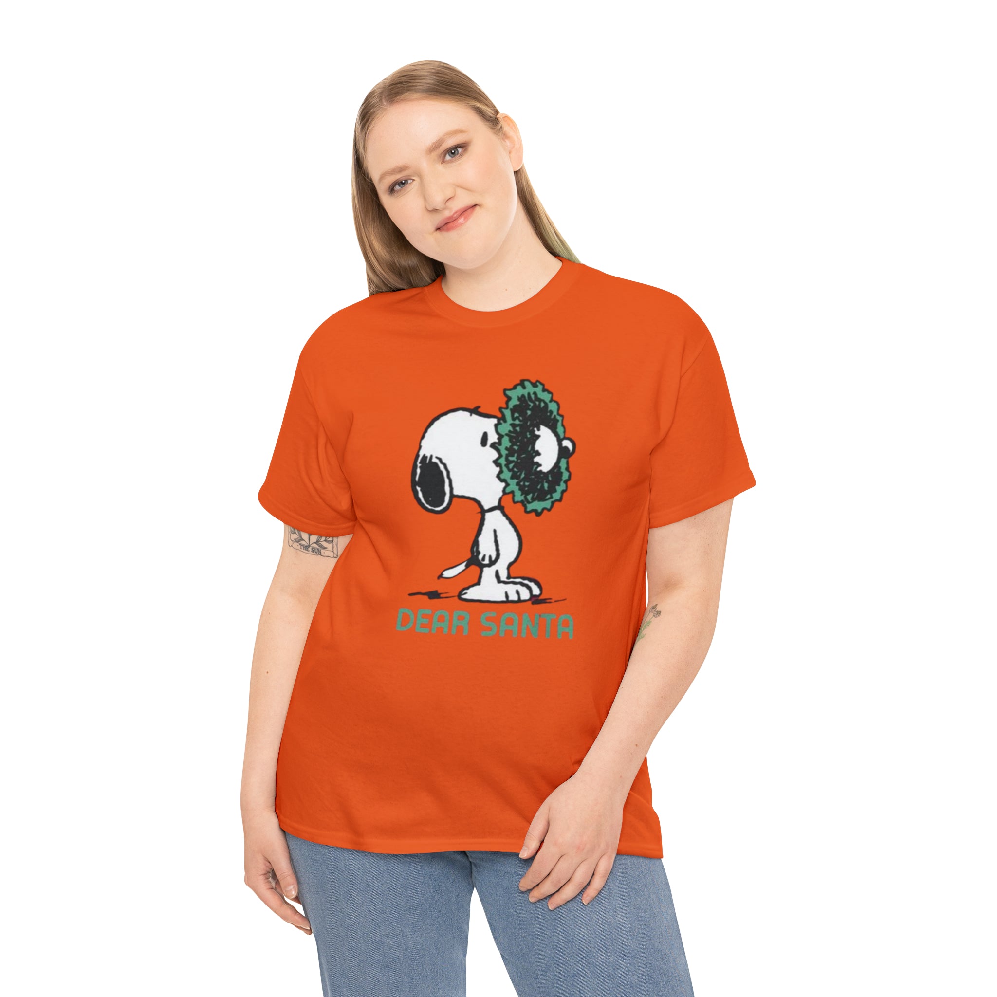 Snoopy- Unisex Heavy Cotton T-Shirt - Creations by Chris and Carlos